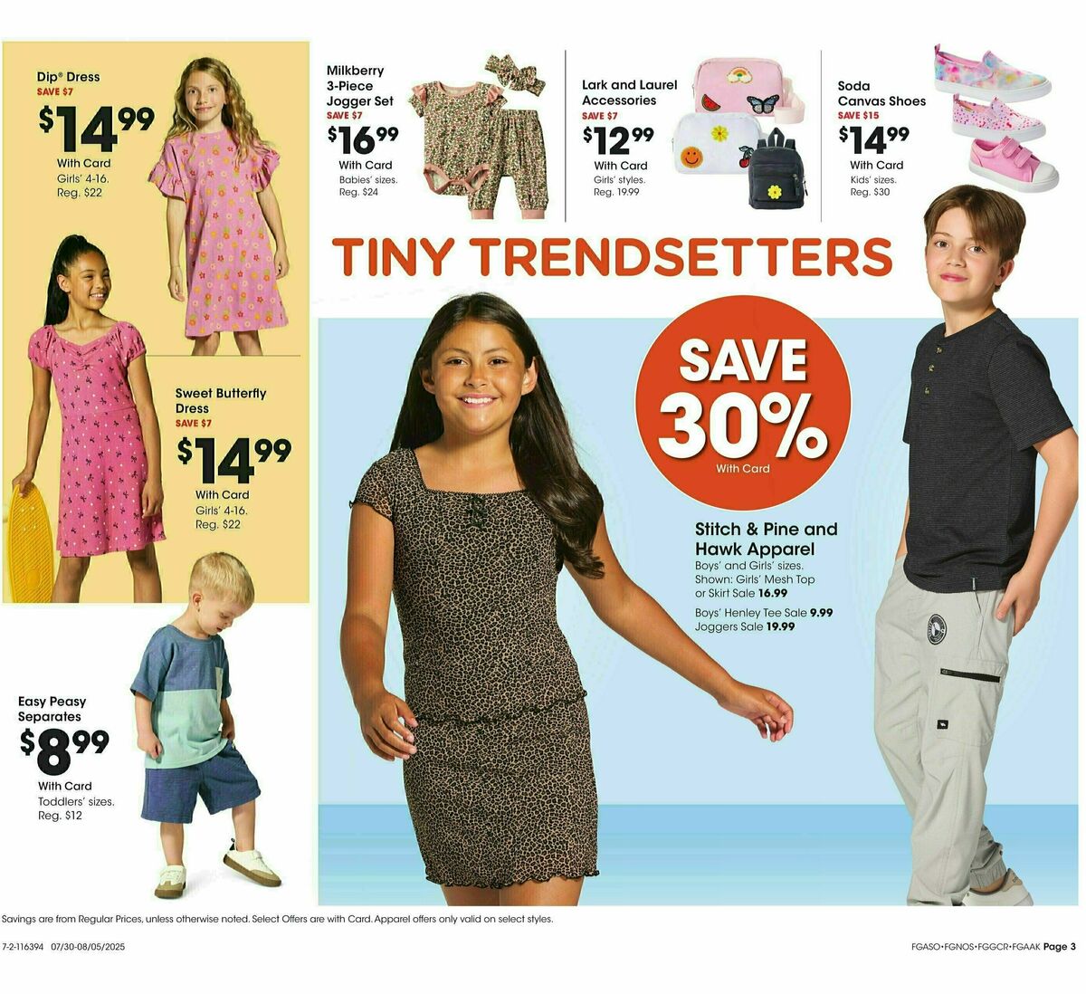 Fred Meyer Home & Apparel Weekly Ad from July 30