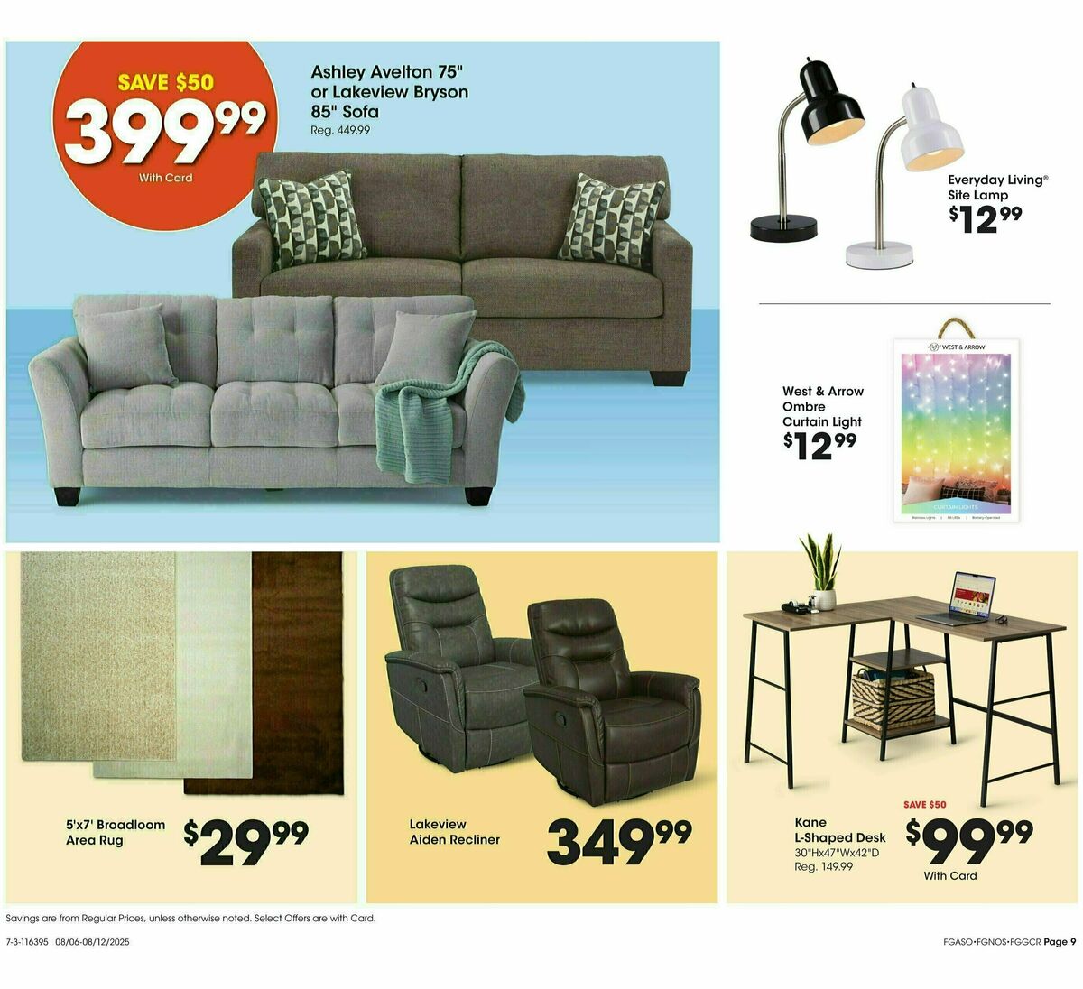 Fred Meyer Home & Apparel Weekly Ad from August 6