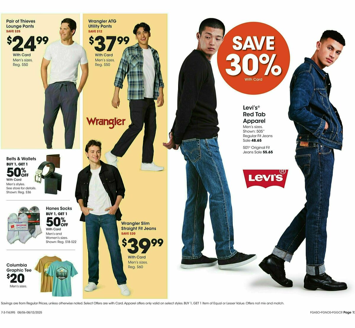 Fred Meyer Home & Apparel Weekly Ad from August 6