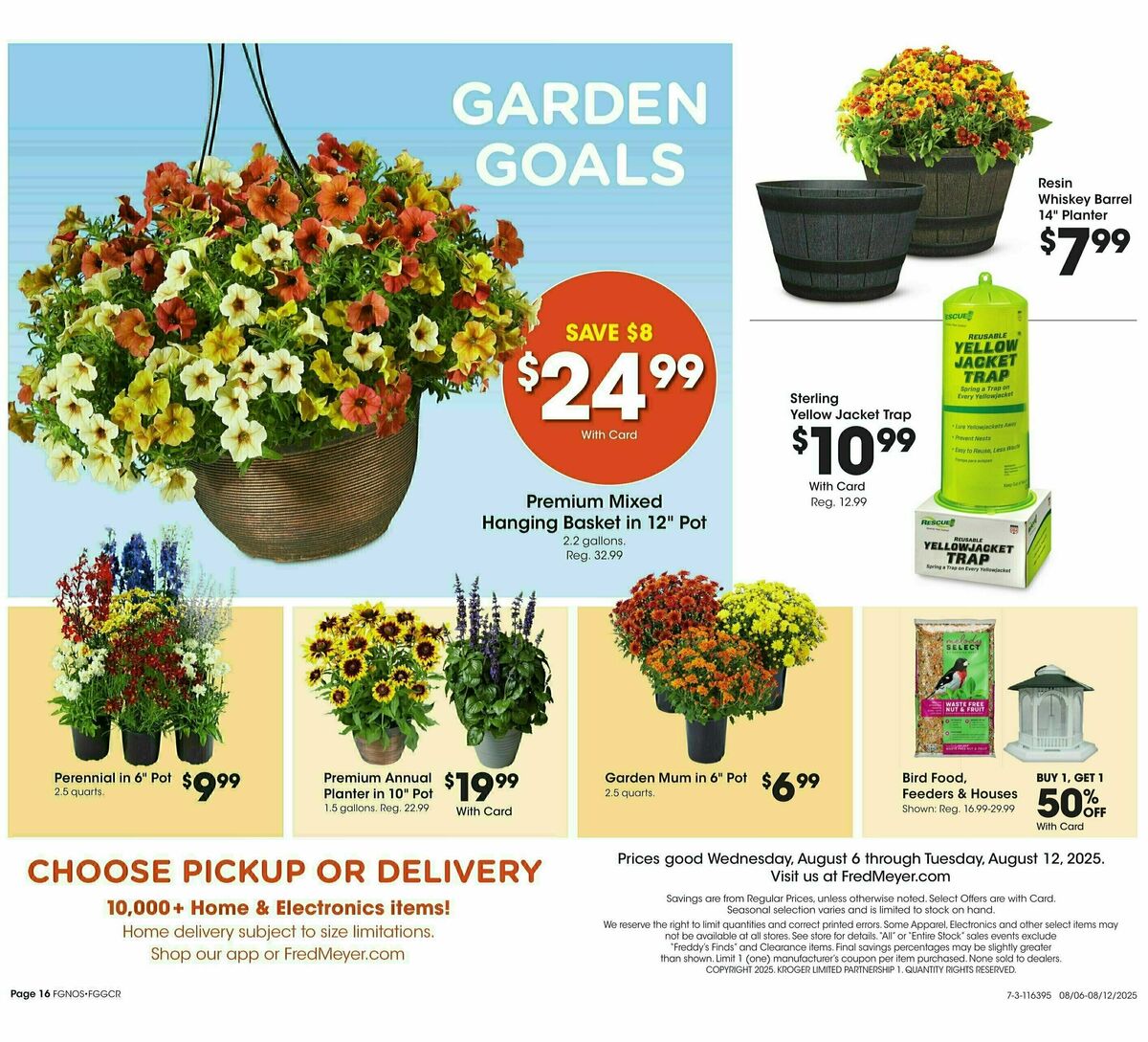 Fred Meyer Home & Apparel Weekly Ad from August 6