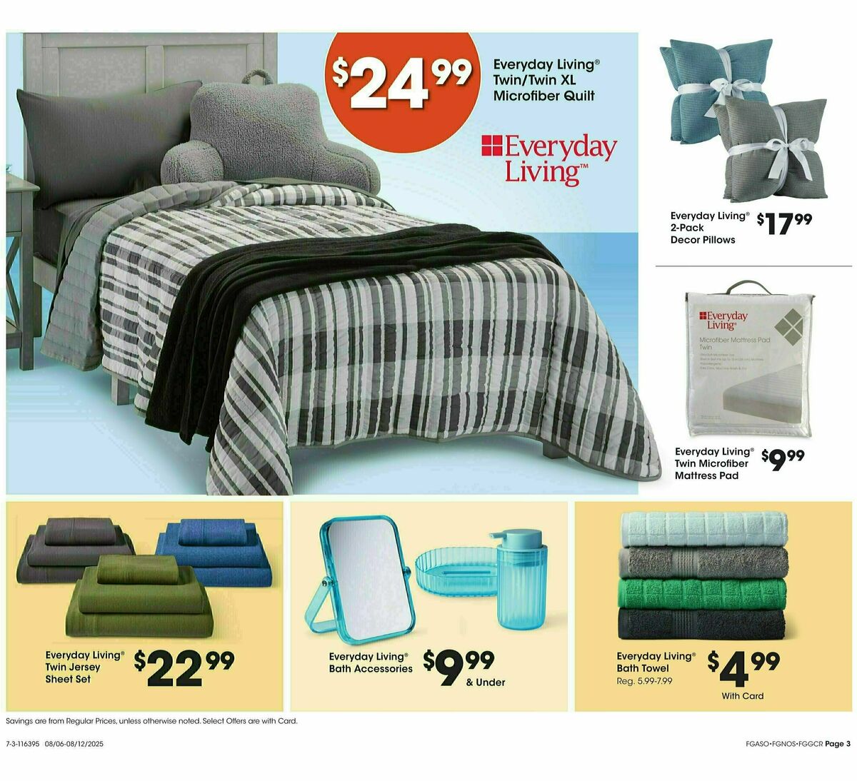 Fred Meyer Home & Apparel Weekly Ad from August 6