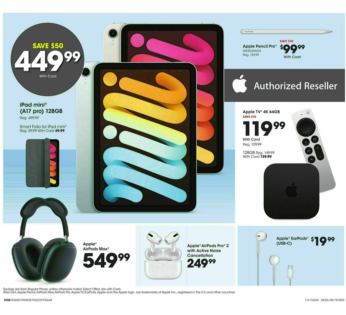 Fred Meyer Home & Apparel Weekly Ad from August 6