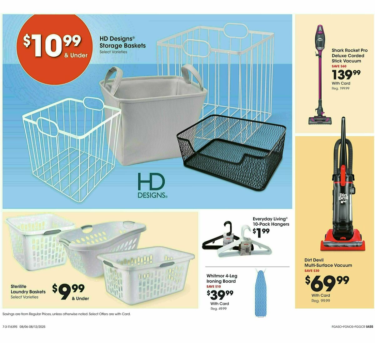 Fred Meyer Home & Apparel Weekly Ad from August 6