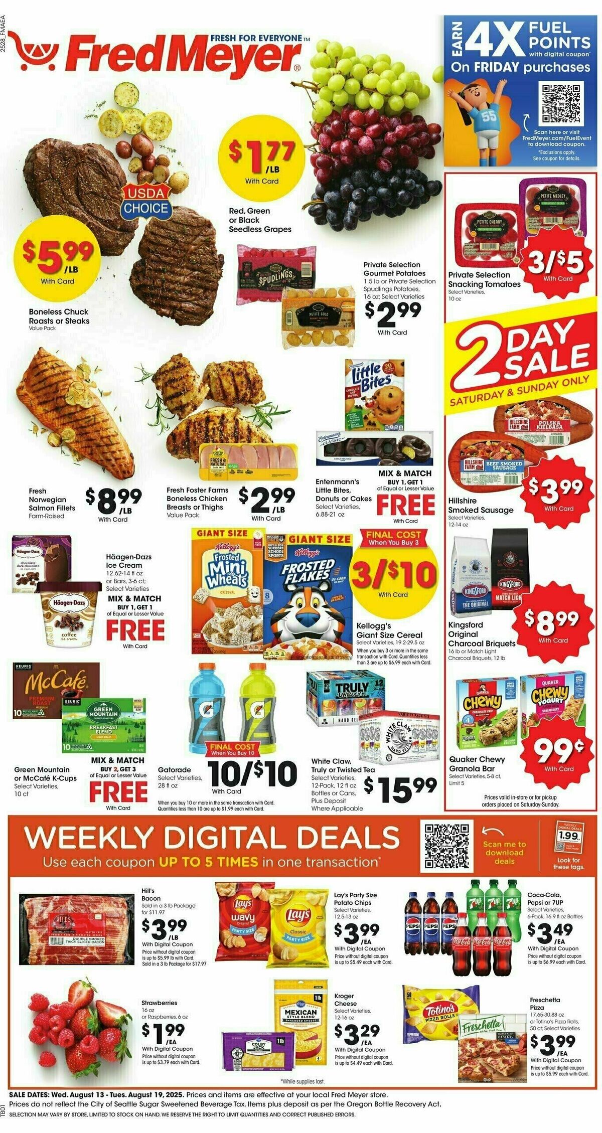 Fred Meyer Weekly Ad from August 13