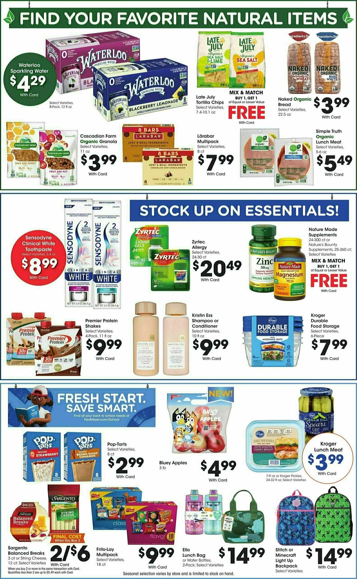 Fred Meyer Weekly Ad from August 13