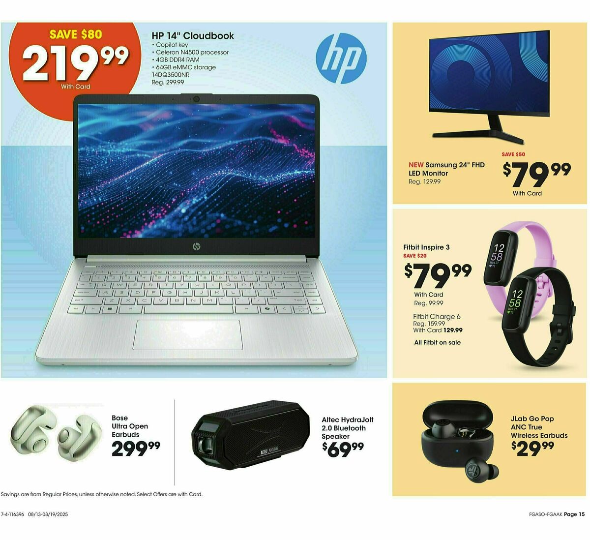 Fred Meyer Home & Apparel Weekly Ad from August 13