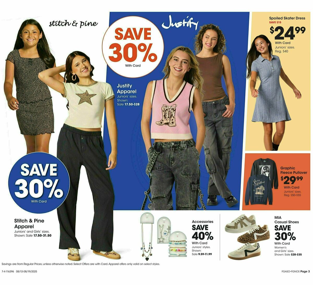 Fred Meyer Home & Apparel Weekly Ad from August 13