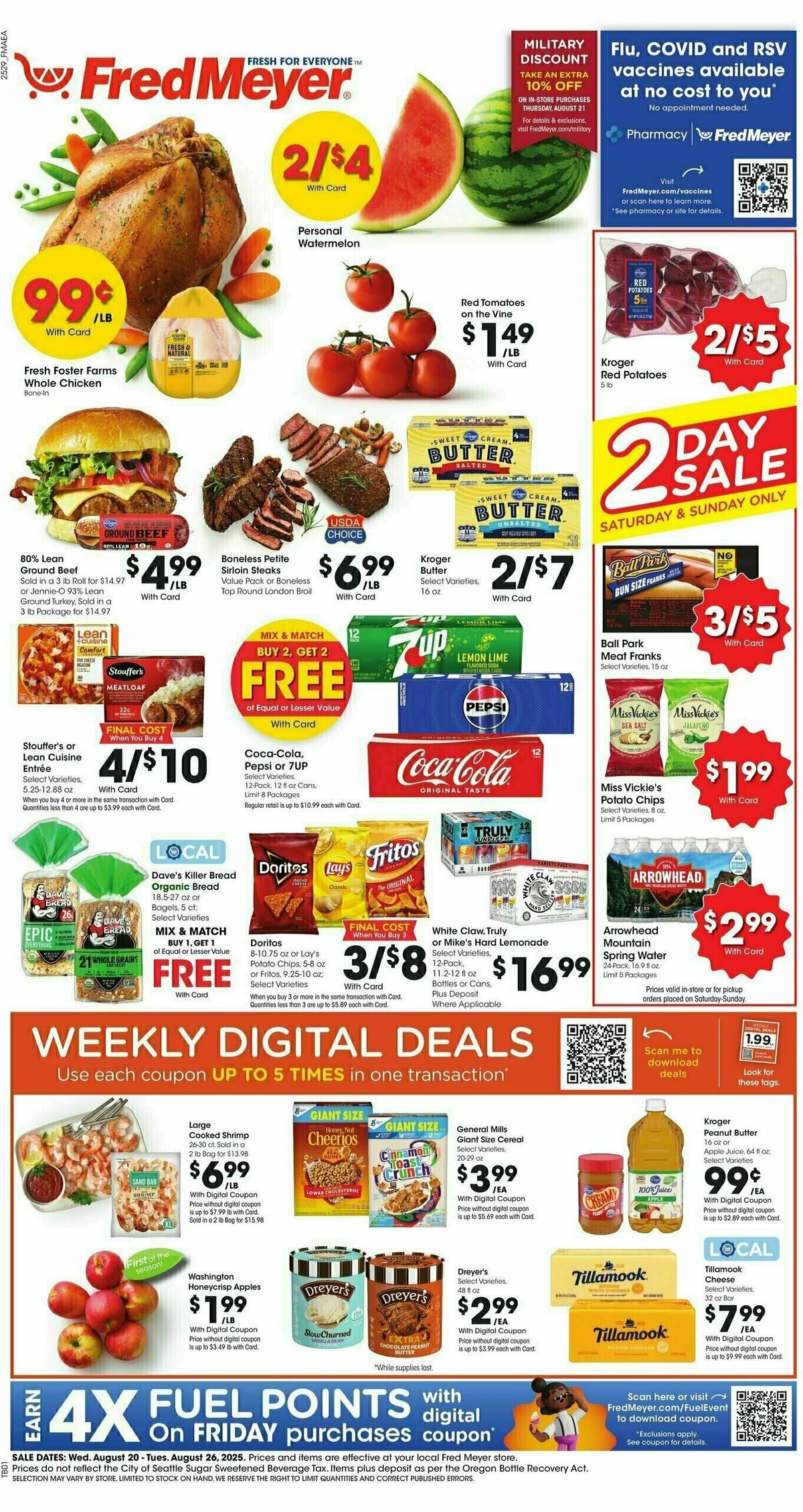 Fred Meyer Weekly Ad from August 20
