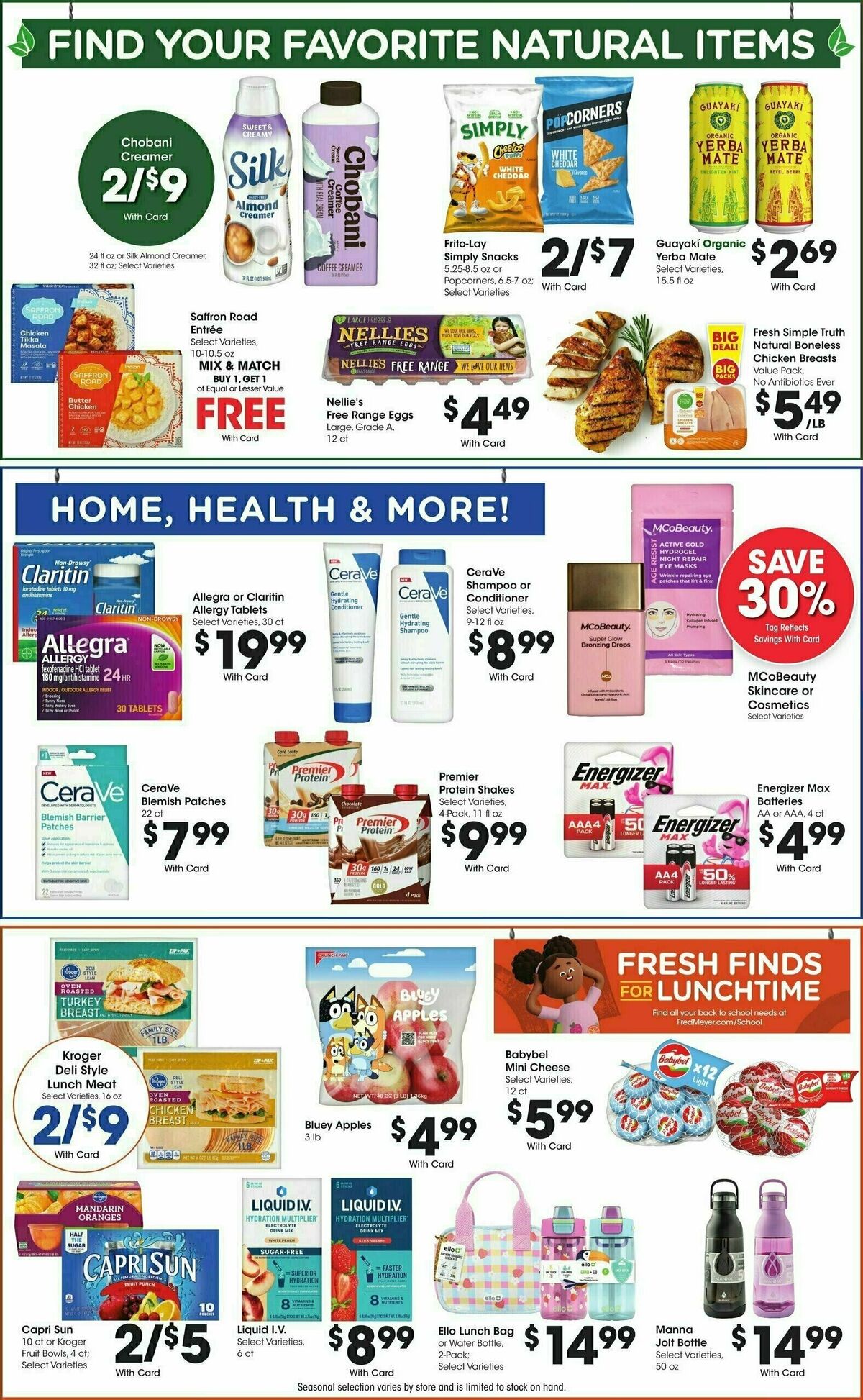 Fred Meyer Weekly Ad from August 20