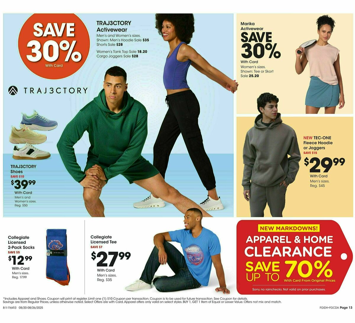 Fred Meyer Home & Apparel Weekly Ad from August 20
