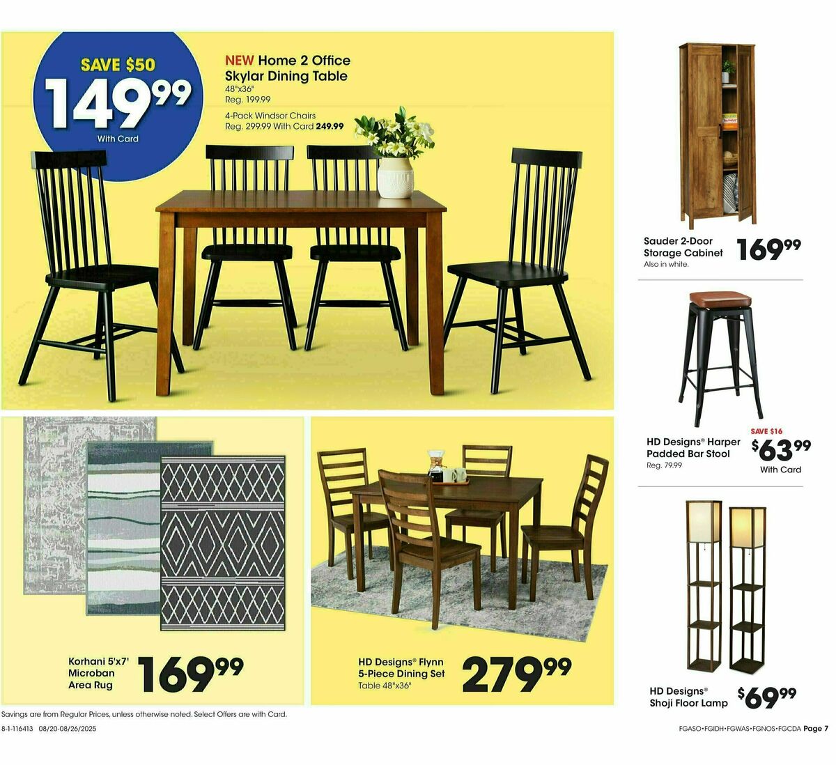 Fred Meyer Home & Apparel Weekly Ad from August 20