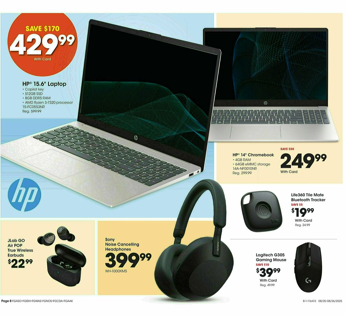 Fred Meyer Home & Apparel Weekly Ad from August 20