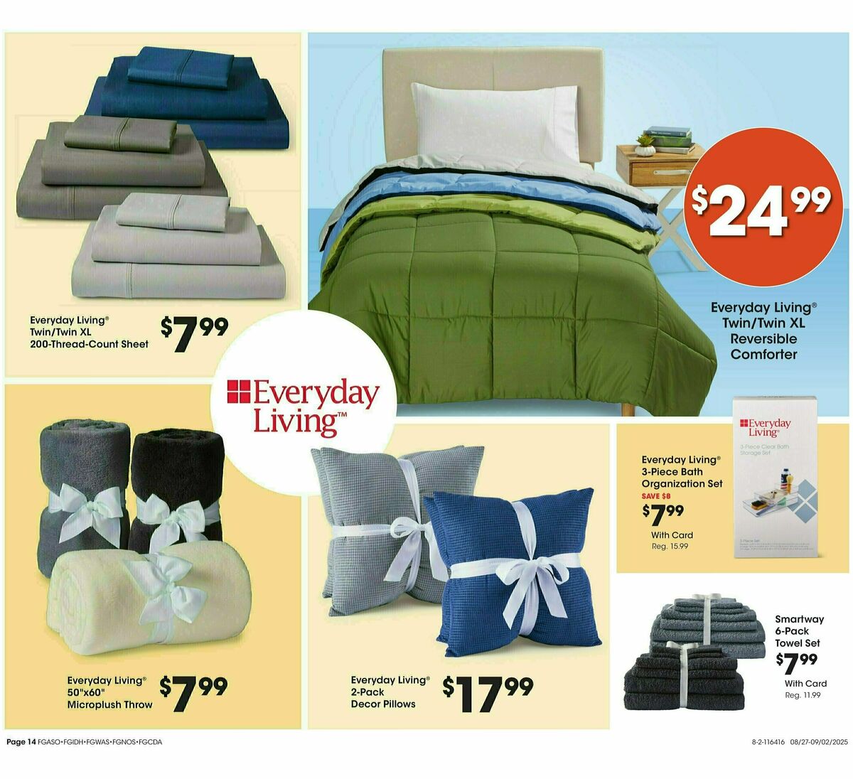 Fred Meyer Home & Apparel Weekly Ad from August 27