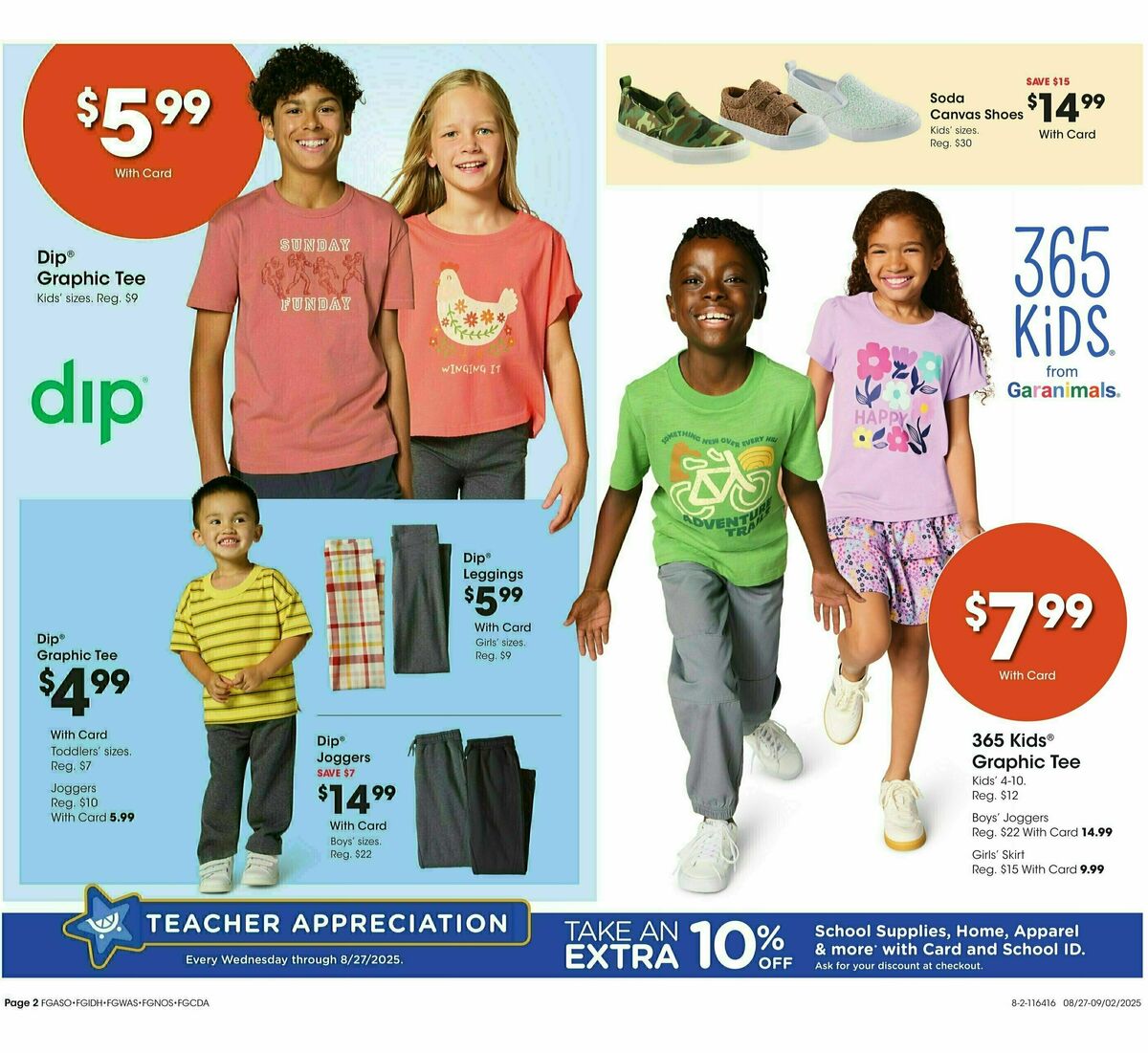 Fred Meyer Home & Apparel Weekly Ad from August 27