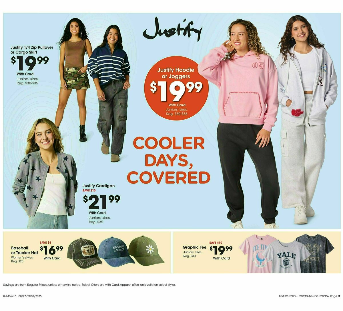 Fred Meyer Home & Apparel Weekly Ad from August 27