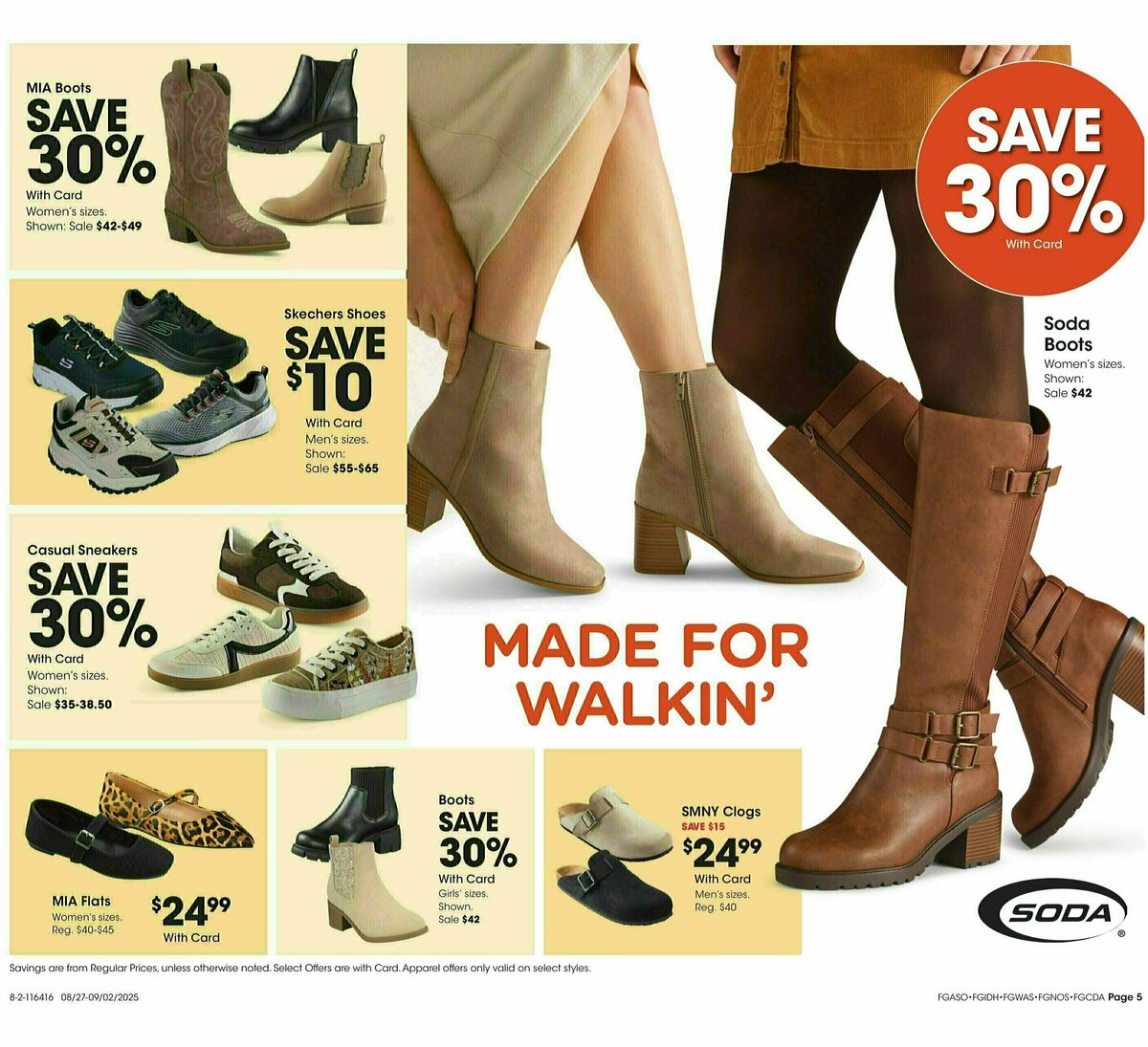 Fred Meyer Home & Apparel Weekly Ad from August 27