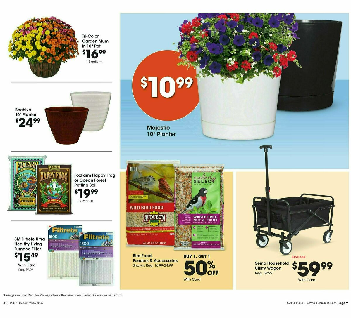 Fred Meyer Home & Apparel Weekly Ad from September 3