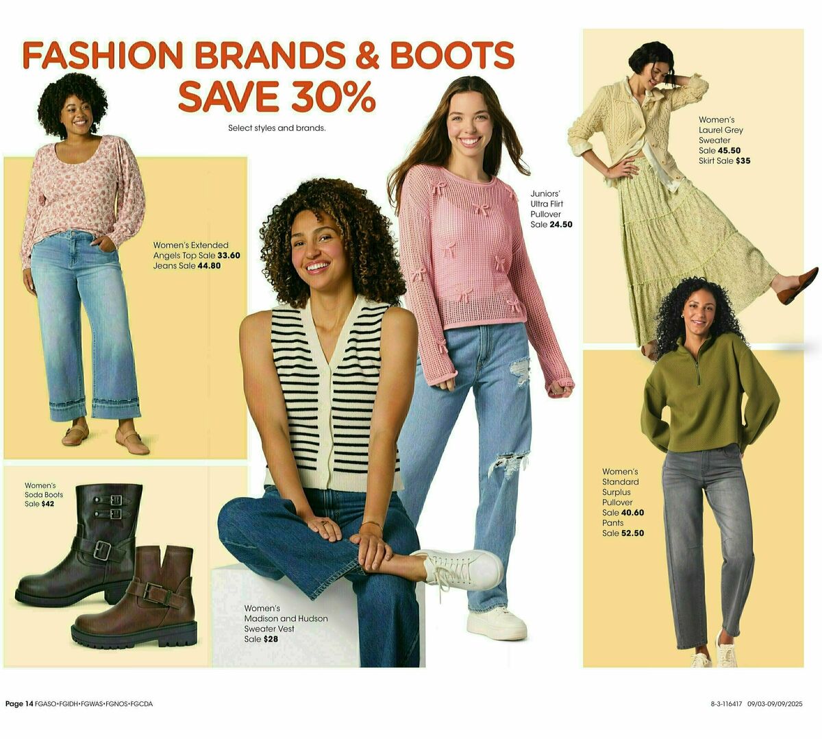 Fred Meyer Home & Apparel Weekly Ad from September 3