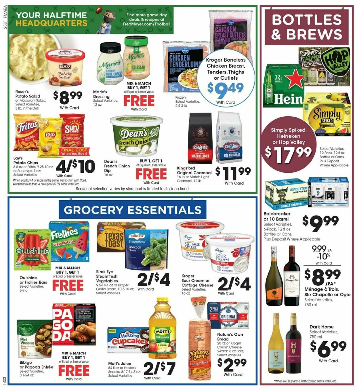 Fred Meyer Weekly Ad from September 3