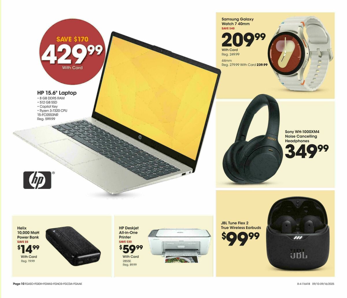 Fred Meyer Home & Apparel Weekly Ad from September 10