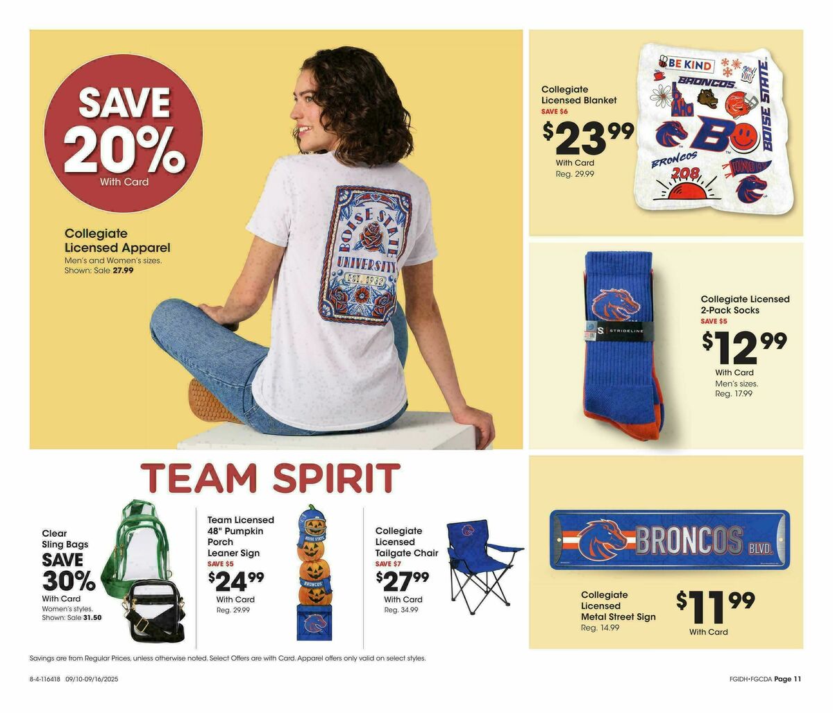 Fred Meyer Home & Apparel Weekly Ad from September 10