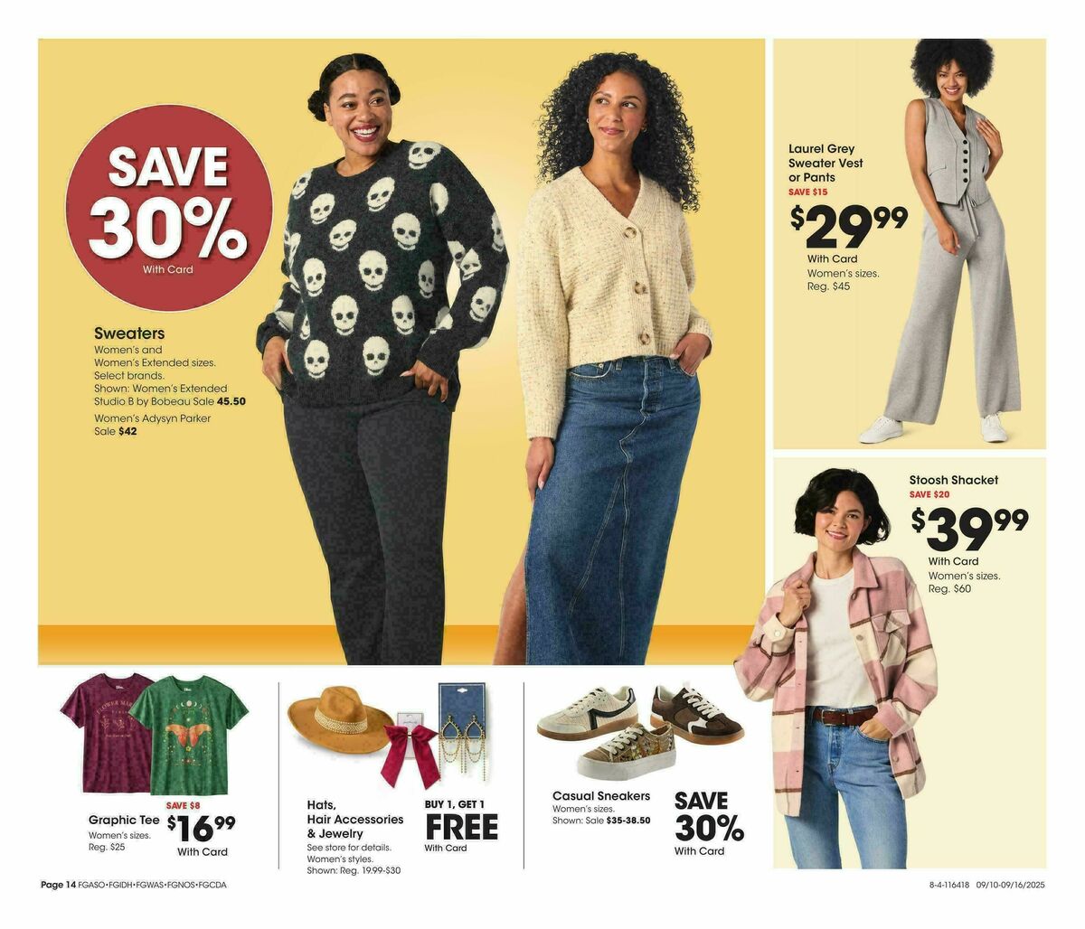 Fred Meyer Home & Apparel Weekly Ad from September 10