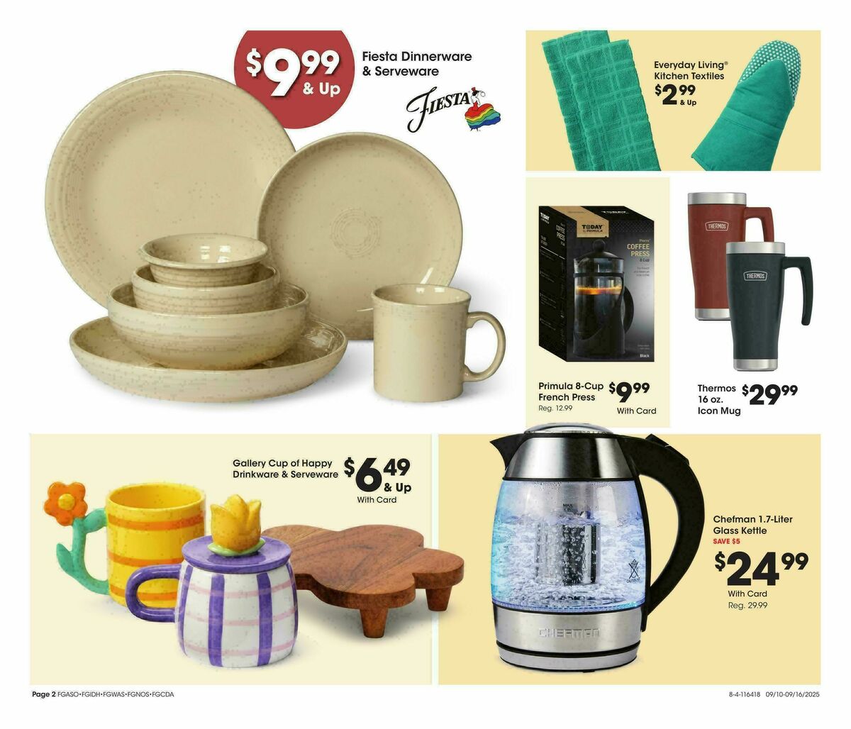 Fred Meyer Home & Apparel Weekly Ad from September 10