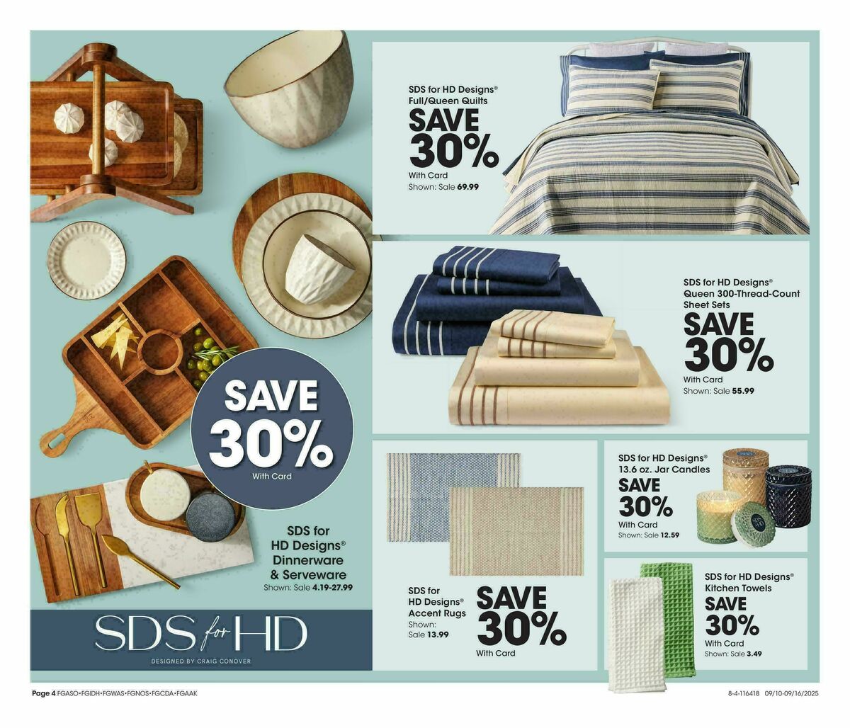 Fred Meyer Home & Apparel Weekly Ad from September 10