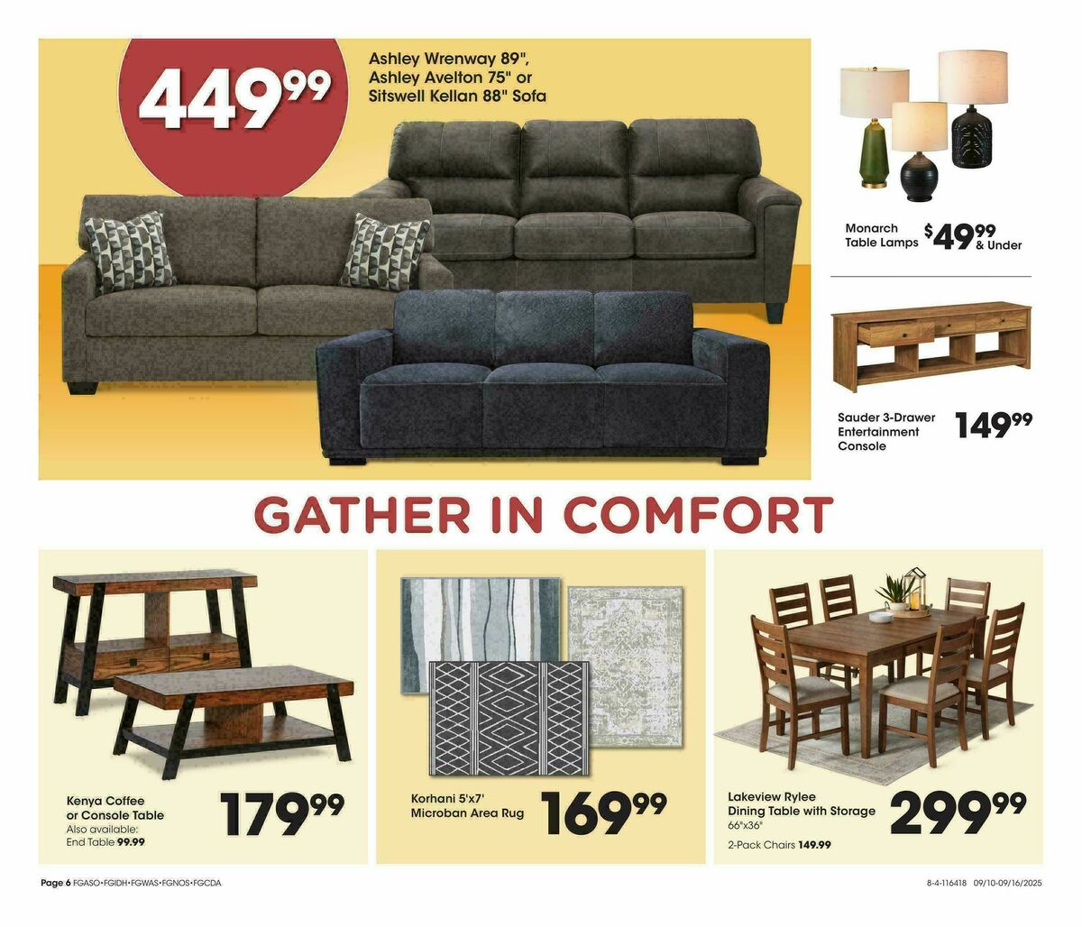 Fred Meyer Home & Apparel Weekly Ad from September 10