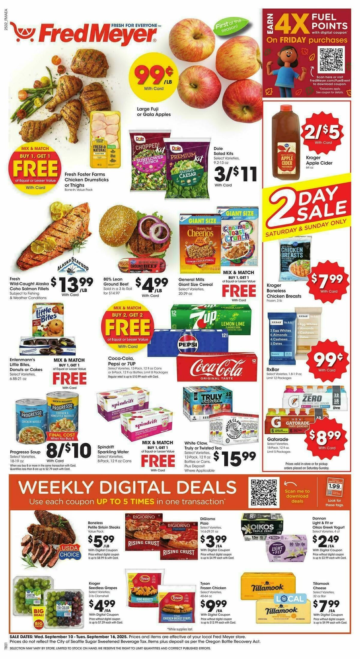Fred Meyer Weekly Ad from September 10