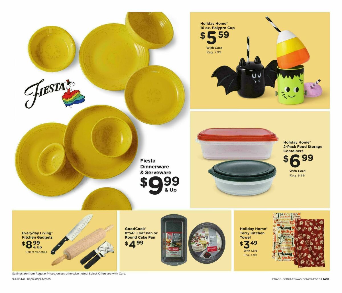 Fred Meyer Home & Apparel Weekly Ad from September 17