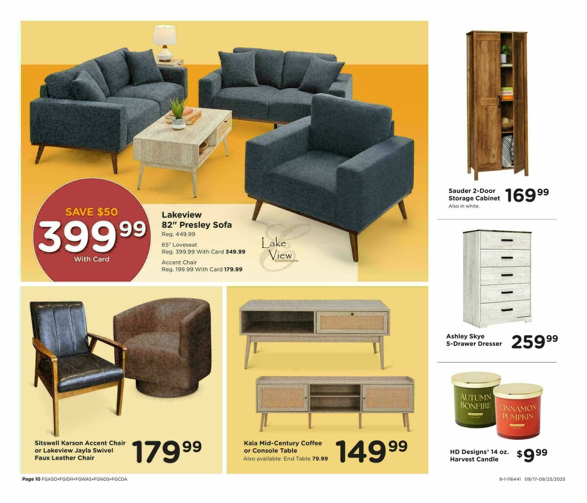 Fred Meyer Home & Apparel Weekly Ad from September 17