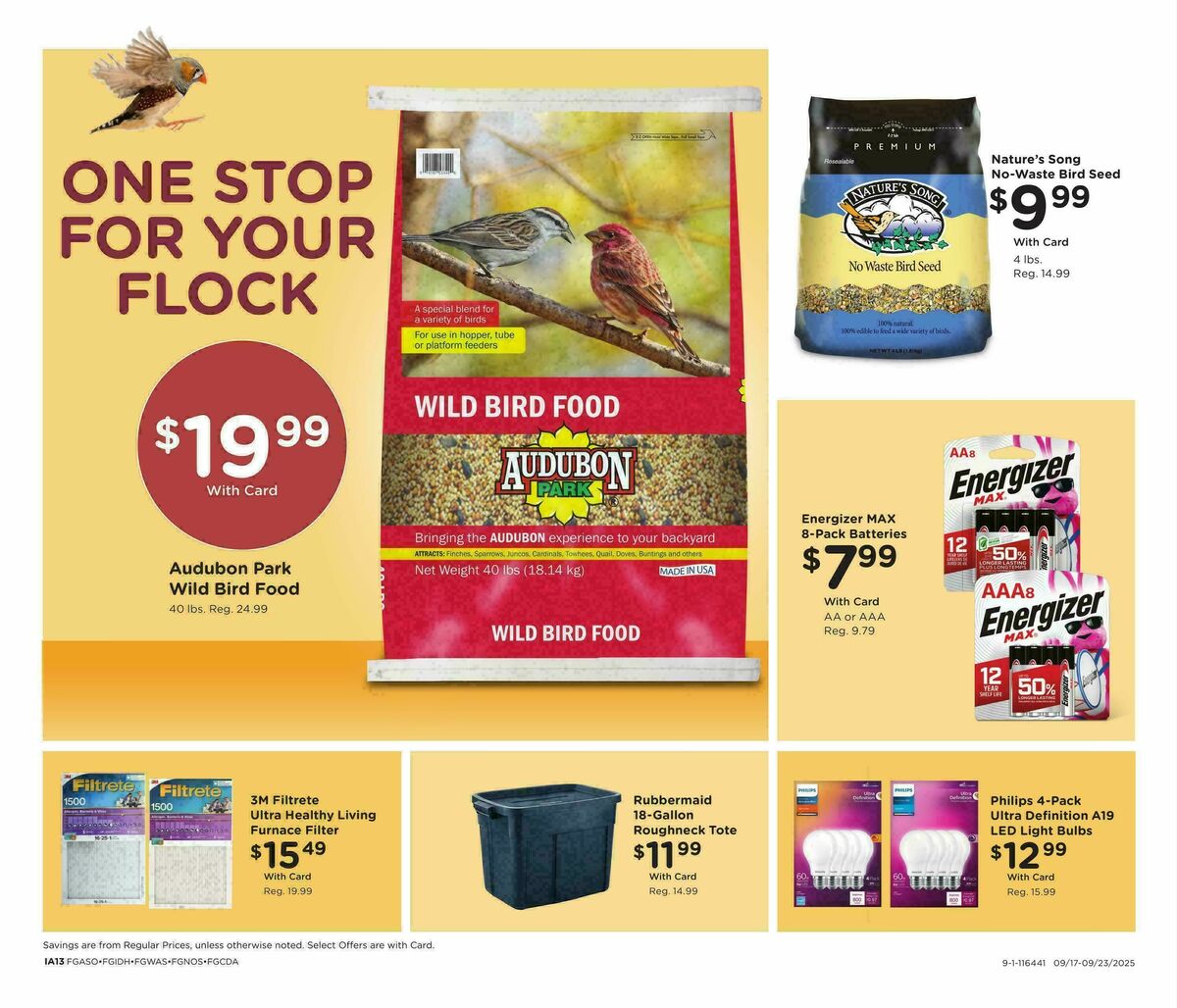 Fred Meyer Home & Apparel Weekly Ad from September 17