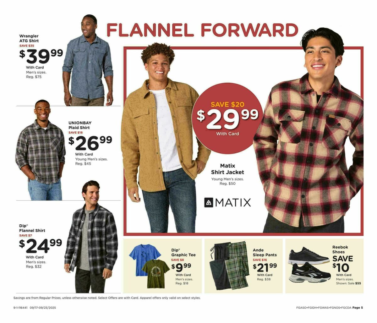 Fred Meyer Home & Apparel Weekly Ad from September 17