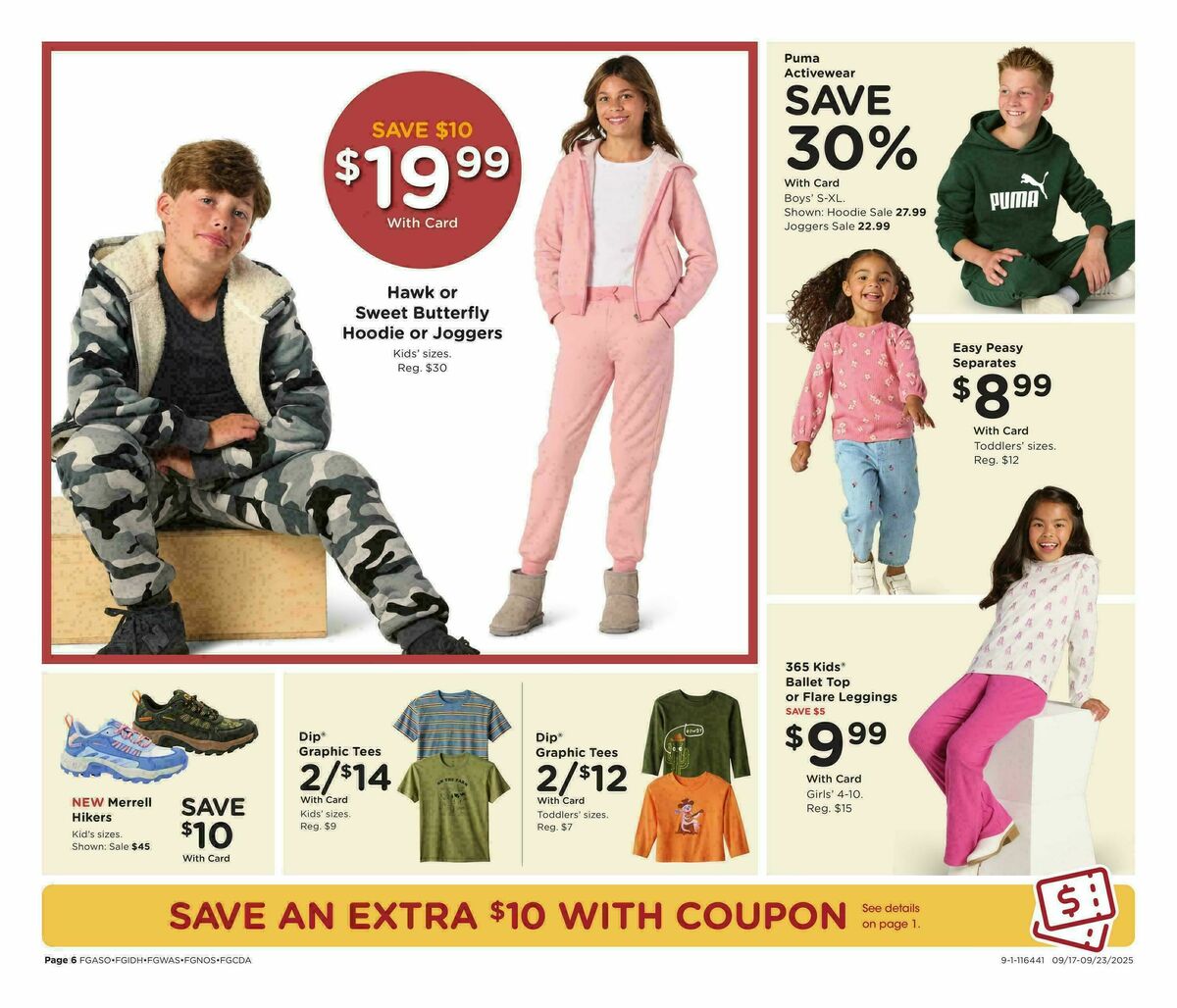 Fred Meyer Home & Apparel Weekly Ad from September 17