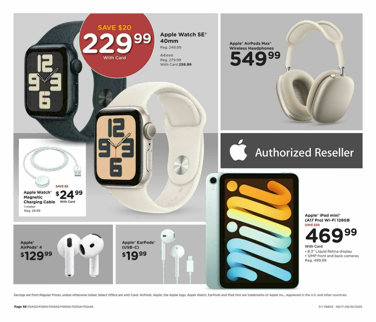 Fred Meyer Home & Apparel Weekly Ad from September 24