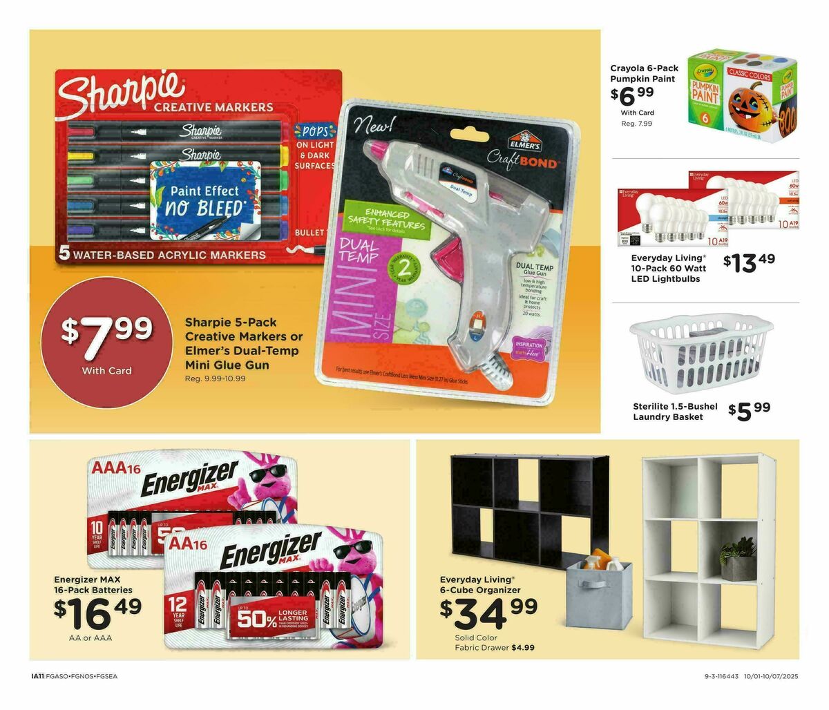 Fred Meyer Home & Apparel Weekly Ad from October 1