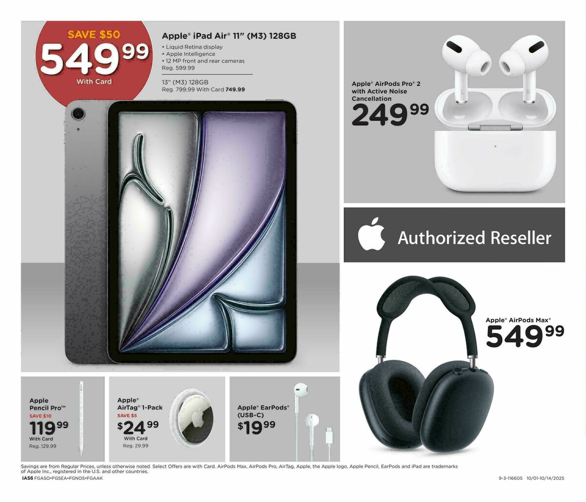 Fred Meyer Home & Apparel Weekly Ad from October 1