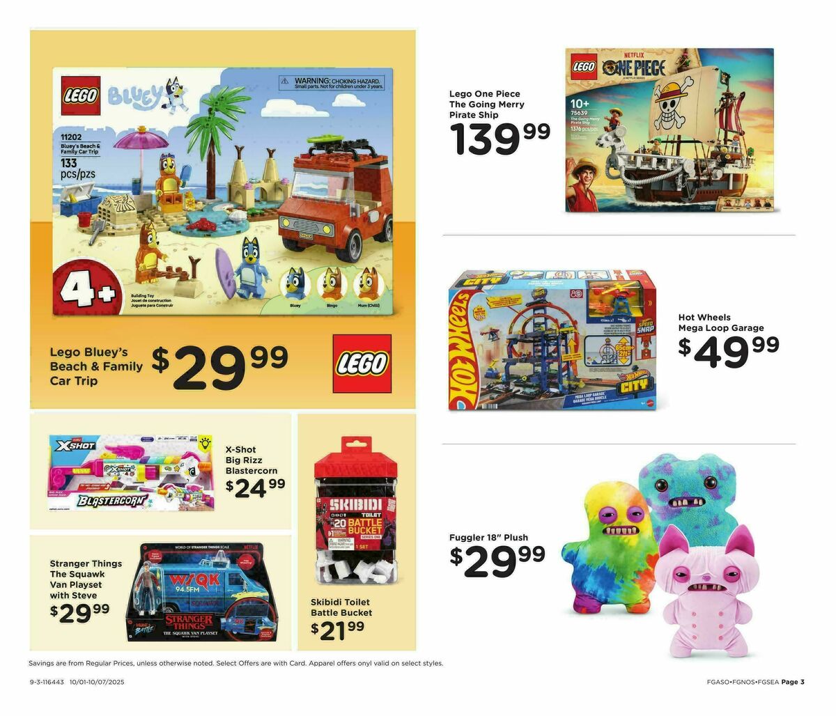 Fred Meyer Home & Apparel Weekly Ad from October 1