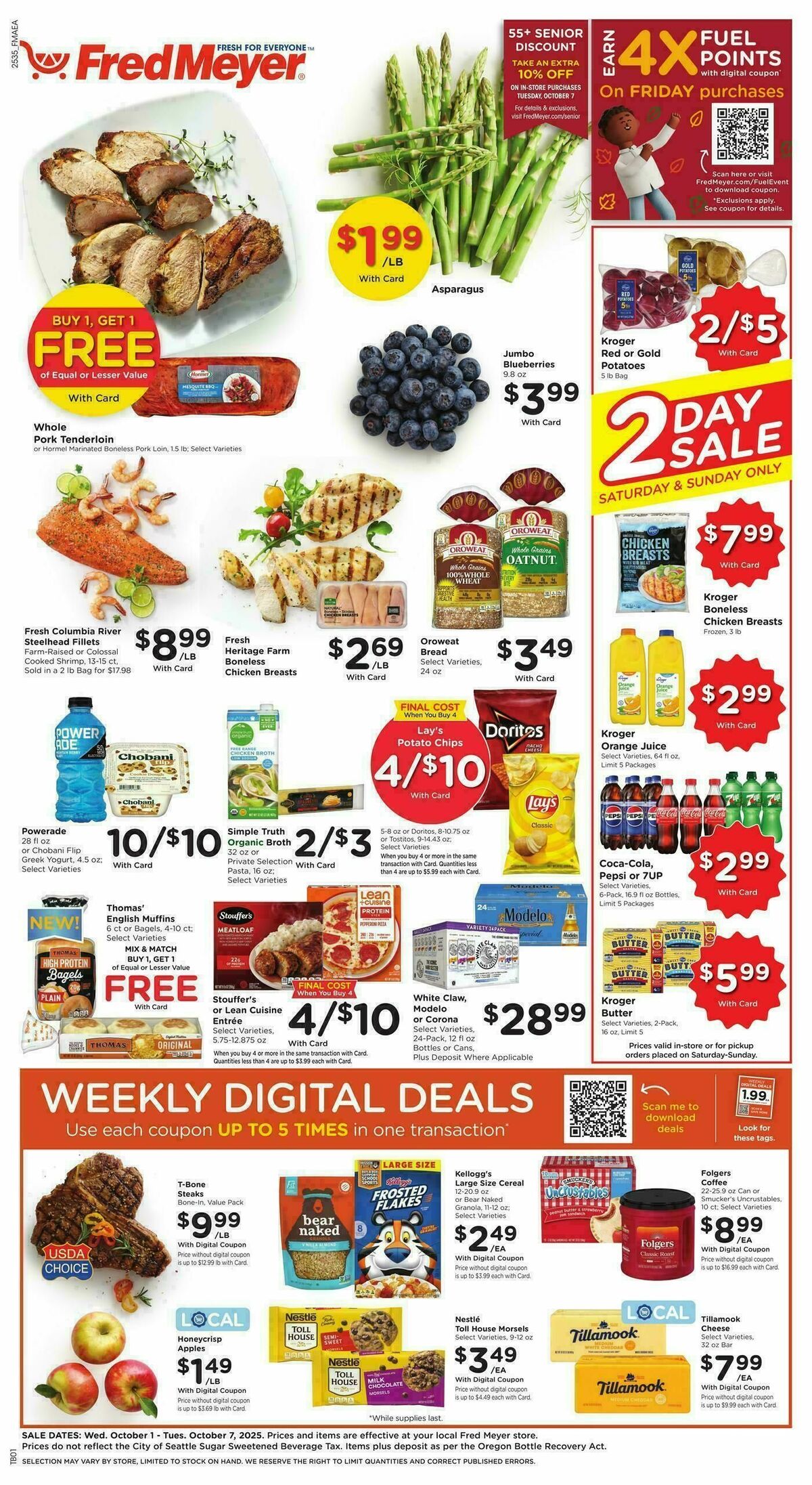 Fred Meyer Weekly Ad from October 1