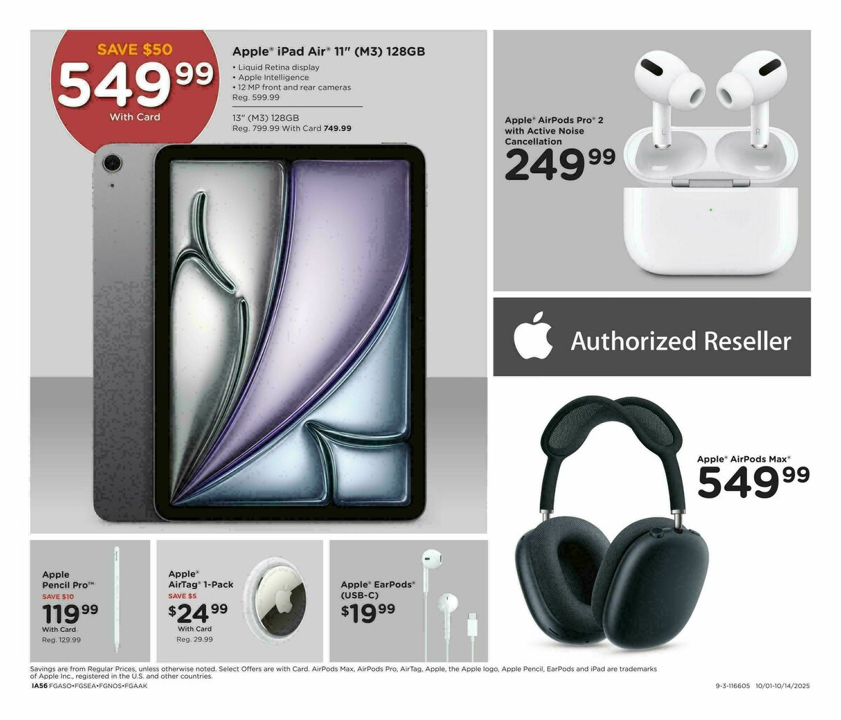 Fred Meyer Home & Apparel Weekly Ad from October 8