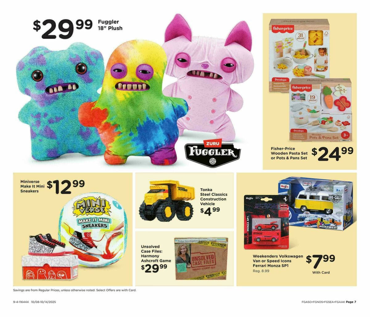 Fred Meyer Home & Apparel Weekly Ad from October 8