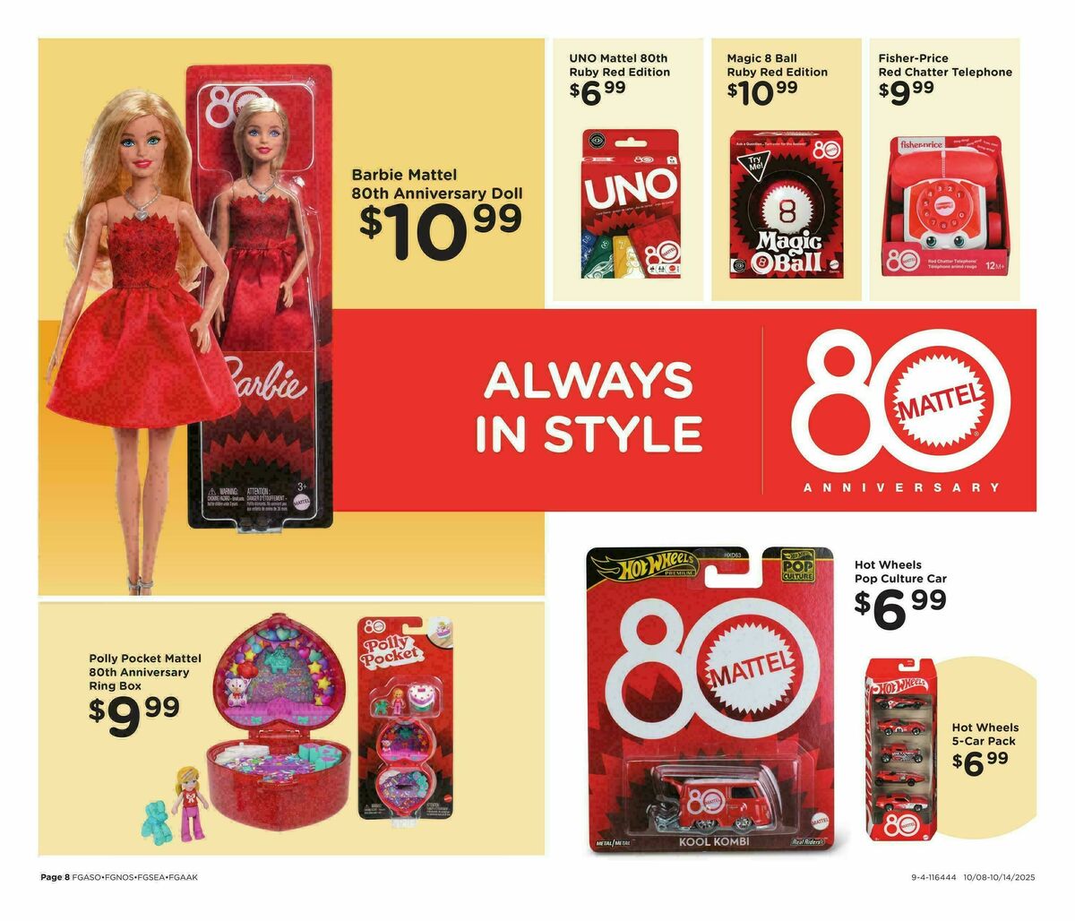 Fred Meyer Home & Apparel Weekly Ad from October 8