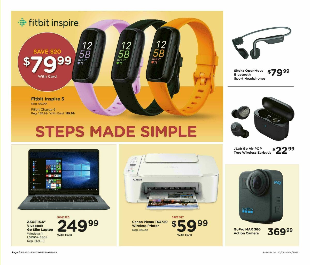 Fred Meyer Home & Apparel Weekly Ad from October 8
