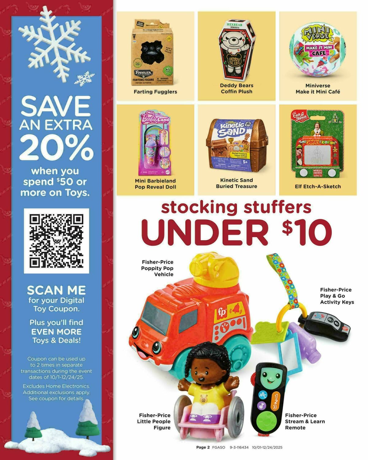 Fred Meyer Toy Wish Book Weekly Ad from October 1