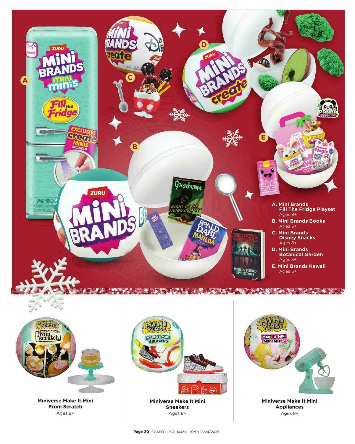 Fred Meyer Toy Wish Book Weekly Ad from October 1