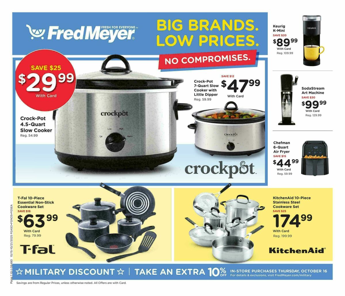 Fred Meyer Home & Apparel Weekly Ad from October 15