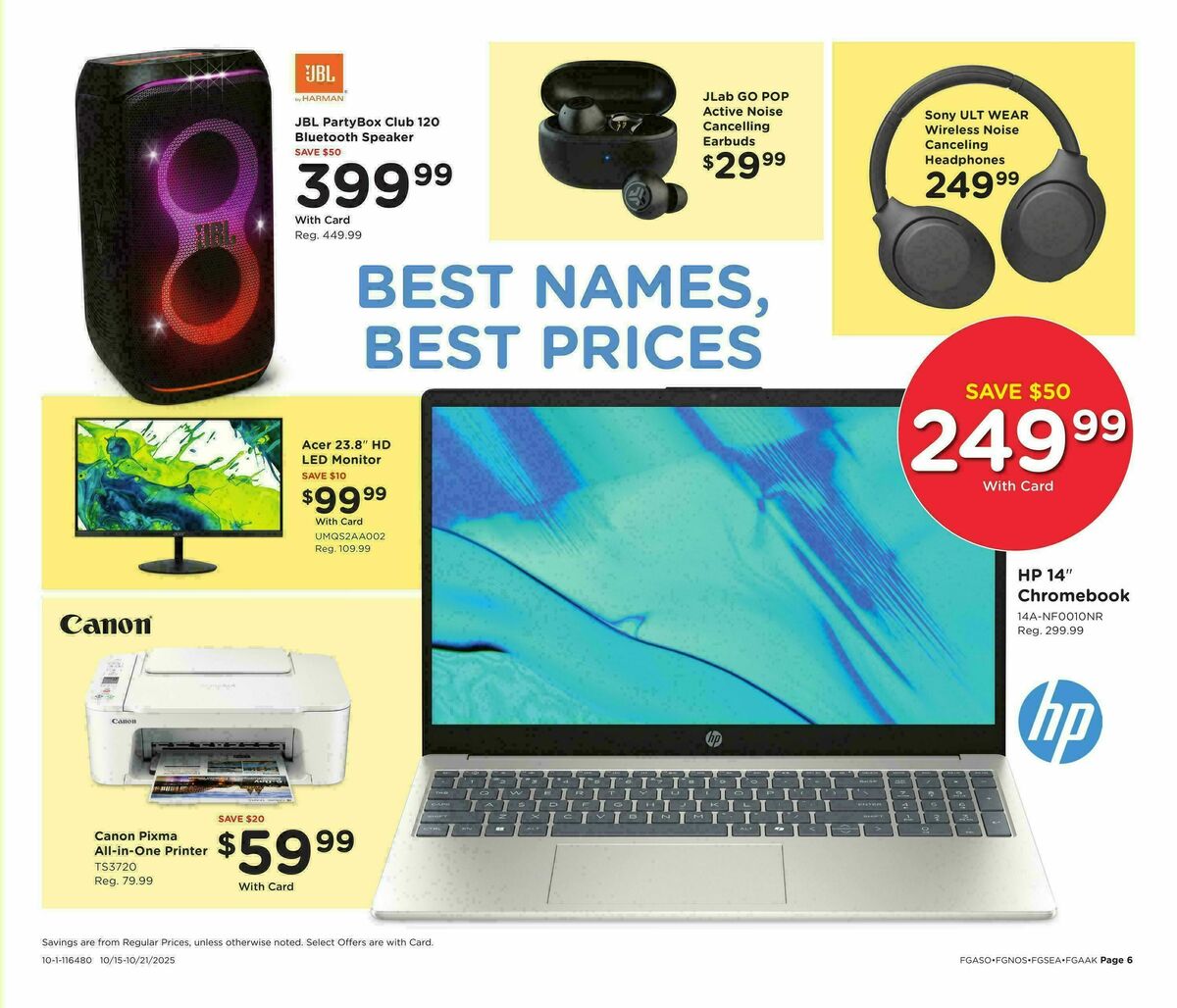 Fred Meyer Home & Apparel Weekly Ad from October 15