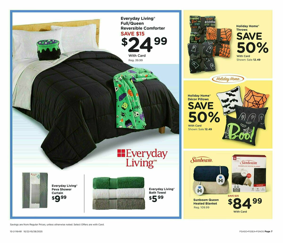 Fred Meyer Home & Apparel Weekly Ad from October 22
