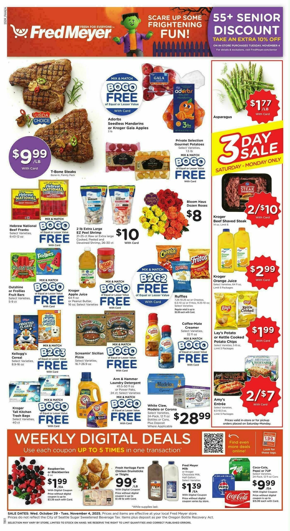 Fred Meyer Weekly Ad from October 29